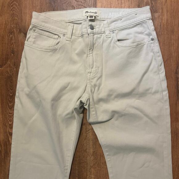 NWT Madewell The Athletic Allday Slim Pant In Form Grey Size 32x30 - Picture 5 of 9